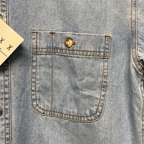 Western Denim TEXX Long Sleeve Button Down Shirt - Picture 3 of 10